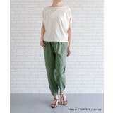 どんなトップスとも合わせやすい！タック入りジョガーパンツ | aquagarage | 詳細画像14 