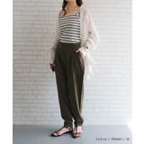 どんなトップスとも合わせやすい！タック入りジョガーパンツ | aquagarage | 詳細画像25 