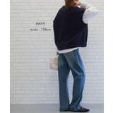 立体感のあるケーブル編みが大人可愛いニットベスト | aquagarage | 詳細画像19