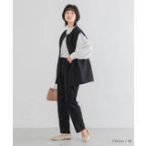 エレガントな着こなしが完成するドット柄テーパードパンツ | aquagarage | 詳細画像10 