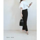 エレガントな着こなしが完成するドット柄テーパードパンツ | aquagarage | 詳細画像16 