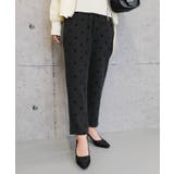 エレガントな着こなしが完成するドット柄テーパードパンツ | aquagarage | 詳細画像18 