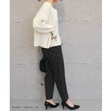 エレガントな着こなしが完成するドット柄テーパードパンツ | aquagarage | 詳細画像19 