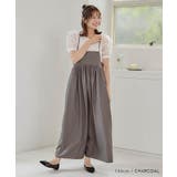 ゆったりとしたシルエットで体型カバーができるロングサロペット | aquagarage | 詳細画像6