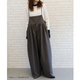 ゆったりとしたシルエットで体型カバーができるロングサロペット | aquagarage | 詳細画像8