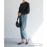 上品な印象のチャーム付きボウタイブラウス | aquagarage | 詳細画像11