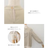 上品な印象のチャーム付きボウタイブラウス | aquagarage | 詳細画像6