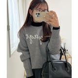 ロゴニットトップス レディース  春 秋 冬 | aquagarage | 詳細画像19 
