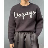 ロゴニットトップス レディース  春 秋 冬 | aquagarage | 詳細画像6 