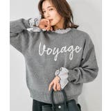 ロゴニットトップス レディース  春 秋 冬 | aquagarage | 詳細画像9 