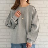 グレー | ボリュームスリーブデザイントップス レディース 秋 冬 | aquagarage