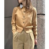 切替フェイクレイヤードカーディガン 襟付きカーディガン | aquagarage | 詳細画像18