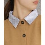 切替フェイクレイヤードカーディガン 襟付きカーディガン | aquagarage | 詳細画像23