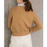 切替フェイクレイヤードカーディガン 襟付きカーディガン | aquagarage | 詳細画像25