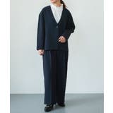 ネイビー | ルーズセットアップ レディース 春 秋 長袖 M L | aquagarage