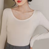 アイボリー | 選べるネックあったかインナー 春 秋 冬 | aquagarage