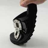 キラキラのビジューが華やかな印象のダブルストラップサンダル | aquagarage | 詳細画像10