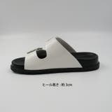 キラキラのビジューが華やかな印象のダブルストラップサンダル | aquagarage | 詳細画像5