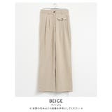 ベージュ | ワイドパンツ ボトム パンツ | aquagarage