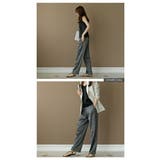 艶やかさと しなやかさが魅力!サイドラインサテンワイドパンツ | aquagarage | 詳細画像17