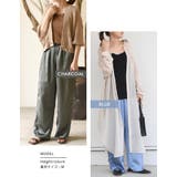 艶やかさと しなやかさが魅力!サイドラインサテンワイドパンツ | aquagarage | 詳細画像20