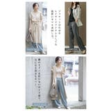 艶やかさと しなやかさが魅力!サイドラインサテンワイドパンツ | aquagarage | 詳細画像7