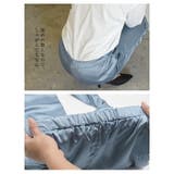 艶やかさと しなやかさが魅力!サイドラインサテンワイドパンツ | aquagarage | 詳細画像9