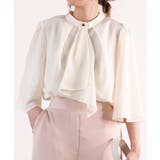 フレア袖が大人可愛い印象に!!スカーフタイフレア袖ブラウス オフィスカジュアル | aquagarage | 詳細画像26