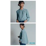 ボタンを外すだけで違った印象に！2wayネックドット柄ブラウス | aquagarage | 詳細画像12 