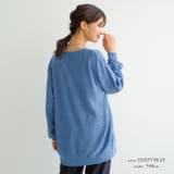 すっきりVネックでデコルテ美人に!あぜ編みオーバーサイズニット | aquagarage | 詳細画像14