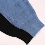 すっきりVネックでデコルテ美人に!あぜ編みオーバーサイズニット | aquagarage | 詳細画像6