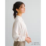 凛とした印象と甘さのバランスが絶妙なスカーフタイブラウス オフィスカジュアル | aquagarage | 詳細画像14 