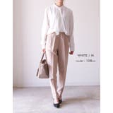 凛とした印象と甘さのバランスが絶妙なスカーフタイブラウス オフィスカジュアル | aquagarage | 詳細画像22 