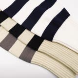 マニッシュなボーダー柄で印象的な着こなしに♪襟付きボーダーニットトップス | aquagarage | 詳細画像4