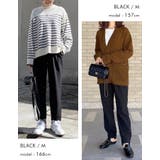 裏ベロアだから寒い季節もあったかい♪裾デザインジョガーパンツ | aquagarage | 詳細画像13 