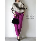 裏ベロアだから寒い季節もあったかい♪裾デザインジョガーパンツ | aquagarage | 詳細画像19 