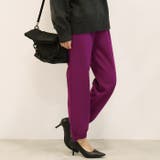 裏ベロアだから寒い季節もあったかい♪裾デザインジョガーパンツ | aquagarage | 詳細画像2 