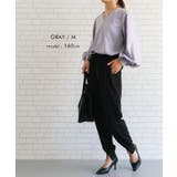 ネックレスいらずの華やかなデザイン♪キーネックパールボタンブラウス | aquagarage | 詳細画像24 