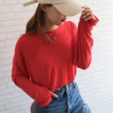 レッド | 指穴付きシアートップス 春 夏 秋 M | aquagarage