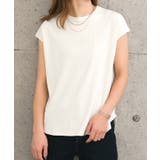 フレンチスリーブリブトップス 春 夏 秋 | aquagarage | 詳細画像3