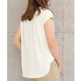 フレンチスリーブリブトップス 春 夏 秋 | aquagarage | 詳細画像4