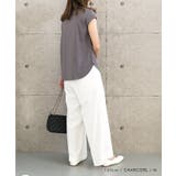 フレンチスリーブリブトップス 春 夏 秋 | aquagarage | 詳細画像9