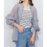 グレー | 柔らかい生地感でシワもきにならない！UVカットバンドカラーシアーシャツ | aquagarage