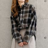 ブラック系 | チェックロングシャツ 秋 冬 レディース チェック ロング シャツメール | aquagarage