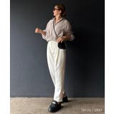 バンドカラーシアーシャツ レディース 春 秋 M | aquagarage | 詳細画像10 