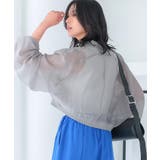 バンドカラーシアーシャツ レディース 春 秋 M | aquagarage | 詳細画像12 