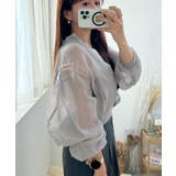 バンドカラーシアーシャツ レディース 春 秋 M | aquagarage | 詳細画像9 