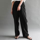 ブラック | タックワイドパンツ レディースレディース 春 夏 秋 M L | aquagarage