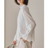 フリルスタンドカラーブラウス 秋 冬 | aquagarage | 詳細画像15 