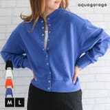 スナップボタンカーディガン レディース 春 秋 冬 | aquagarage | 詳細画像1